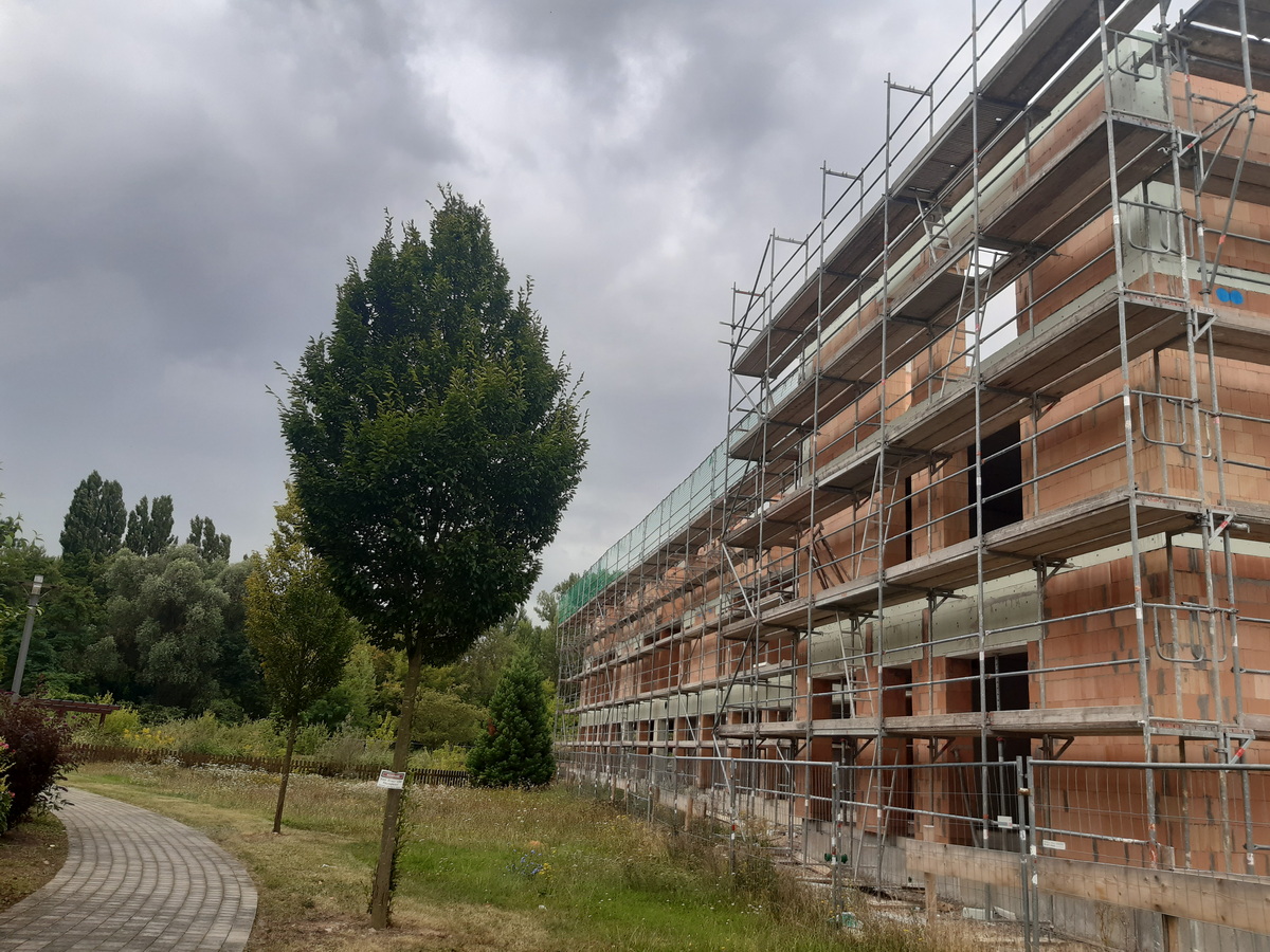 Neubau Seniorenzentrum Langenlonsheim, Stand Juli 2021